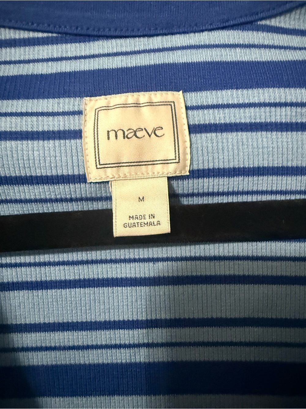 Anthropologie Maeve Short Sleeve Collared Henley Top- M - Picture 5 of 7